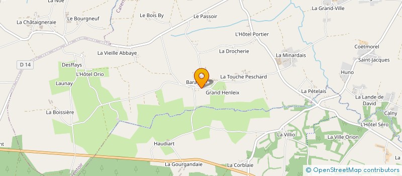 localisation de l'entreprise EARL LE BRUN MARTINE à CARENTOIR