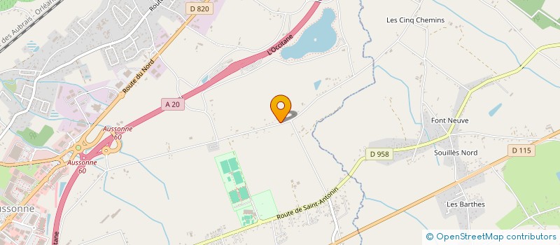 localisation de l'entreprise EARL LE CABRI'ANGE  MONTAUBAN