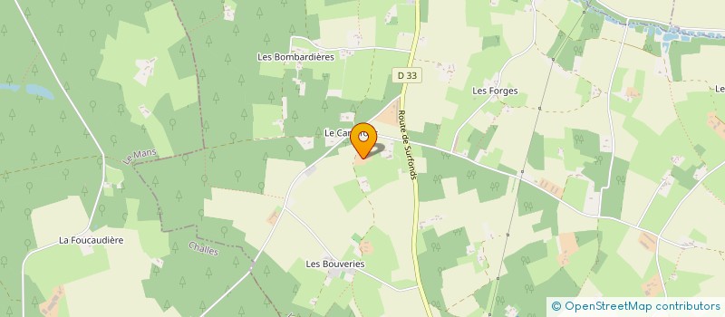 localisation de l'entreprise EARL LE CARREFOUR à VOLNAY