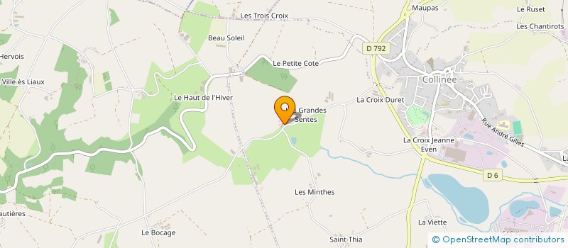 localisation de l'entreprise EARL LE CAS DE LA PLESSE à LE MENE