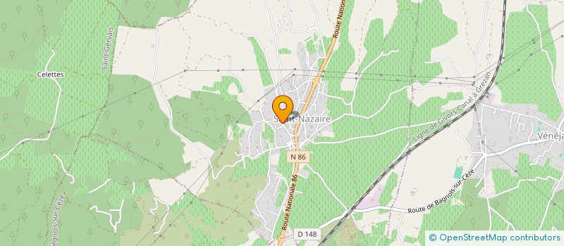 localisation de l'entreprise EARL LE CASCAILLON  SAINT MICHEL D'EUZET