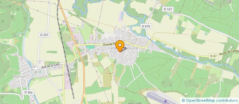 localisation de l'entreprise EARL LE CELLIER DE MORES à CELLES-SUR-OURCE