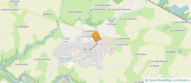 localisation de l'entreprise EARL LE CHALONGE  SEVREMOINE