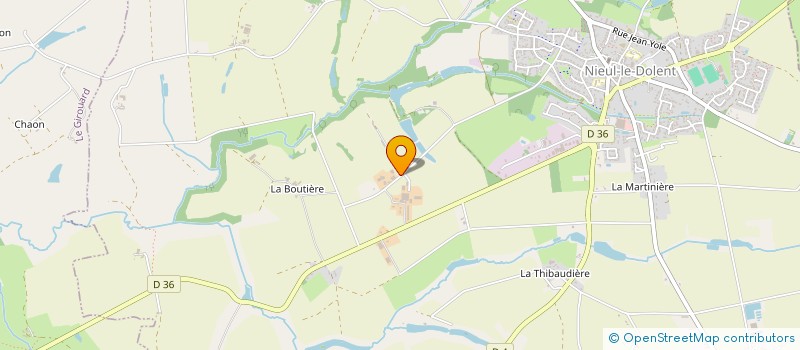 localisation de l'entreprise EARL LE CHAMP DU GALLUS à NIEUL-LE-DOLENT