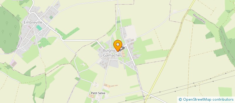 localisation de l'entreprise EARL LE CHANT DES OISEAUX  BUIGNY-LES-GAMACHES