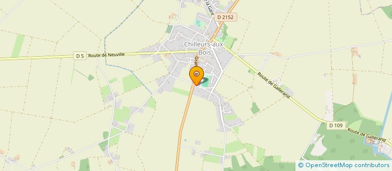 localisation de l'entreprise EARL LE CHARME à CHILLEURS-AUX-BOIS