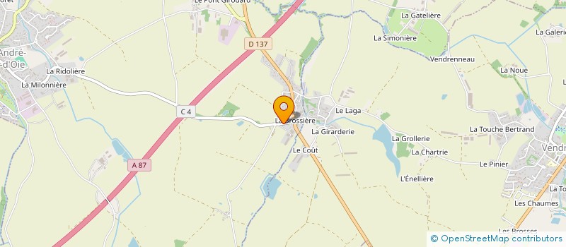 localisation de l'entreprise EARL LE CHARRON à SAINT-ANDRE-GOULE-D'OIE
