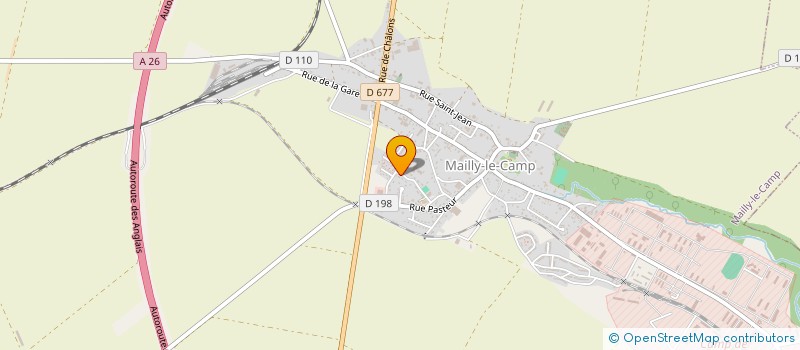 localisation de l'entreprise EARL LE CHATELOT à MAILLY-LE-CAMP