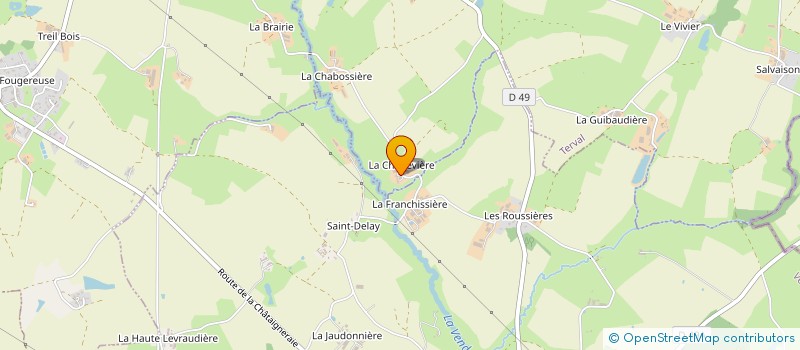 localisation de l'entreprise EARL LE CHENE VERT à TERVAL