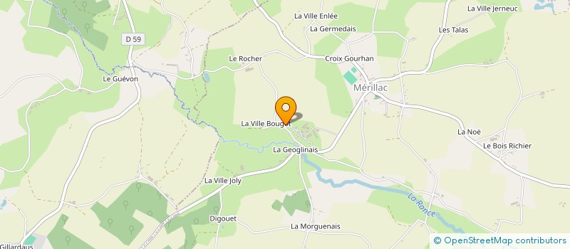 localisation de l'entreprise EARL LE CHENOT à MERILLAC