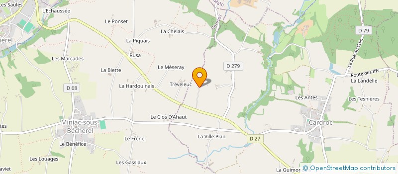 localisation de l'entreprise EARL LE CHESNOT à CARDROC