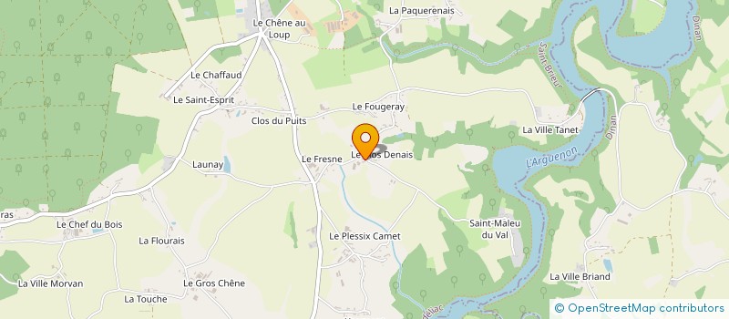 localisation de l'entreprise EARL LE CLOS DENAIS à PLEDELIAC