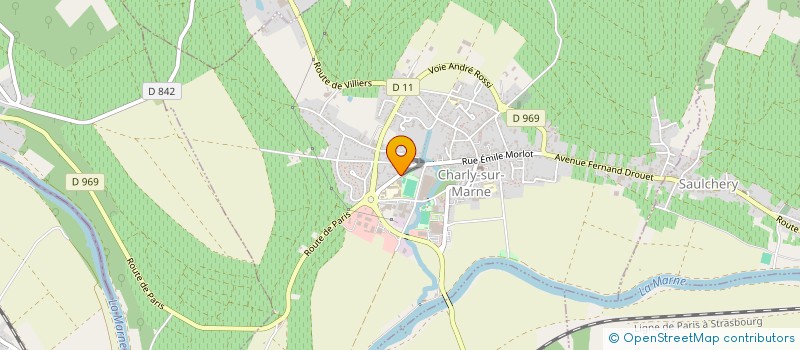 localisation de l'entreprise EARL LE CLOS HENRY à CHARLY-SUR-MARNE