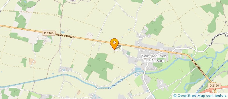 localisation de l'entreprise EARL LE COLMIER à SAINT-MAURICE-SUR-FESSARD