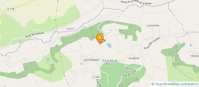 localisation de l'entreprise EARL LE COLOMBIE  CLERMONT-DESSOUS