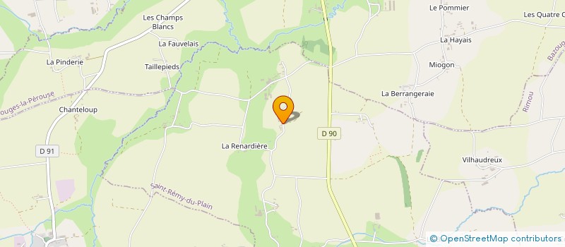 localisation de l'entreprise EARL LE COLOMBIER à SAINT-REMY-DU-PLAIN