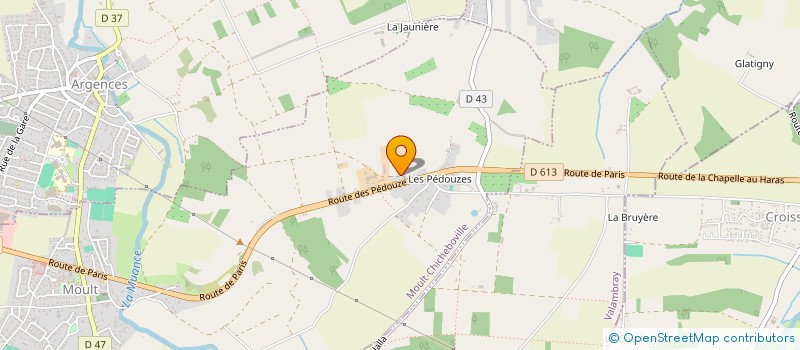 localisation de l'entreprise EARL LE COSTIL ROUGE  ARGENCES