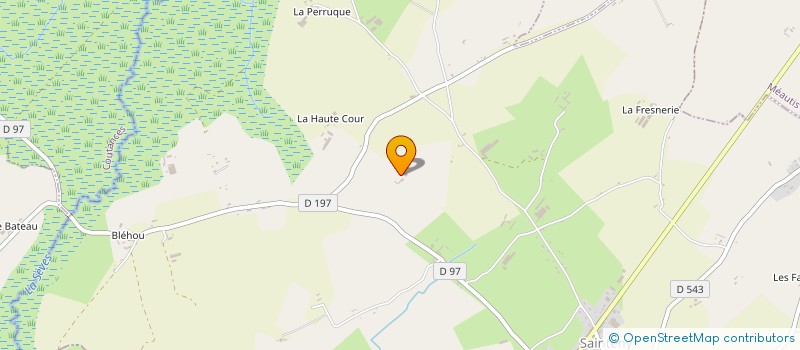 localisation de l'entreprise EARL LE COUDRAY à TERRE-ET-MARAIS
