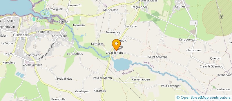 localisation de l'entreprise EARL LE CYGNE à KERLOUAN