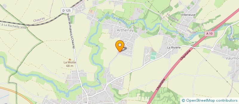 localisation de l'entreprise EARL LE CYPRES à VOUILLE