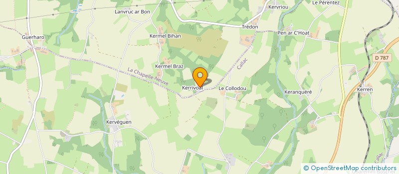 localisation de l'entreprise EARL LE DAIN à CARNOET