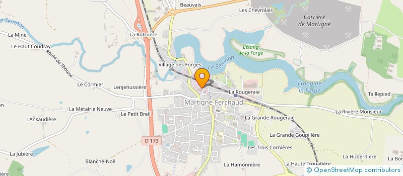 localisation de l'entreprise EARL LE FEE à FORGES-LA-FORET