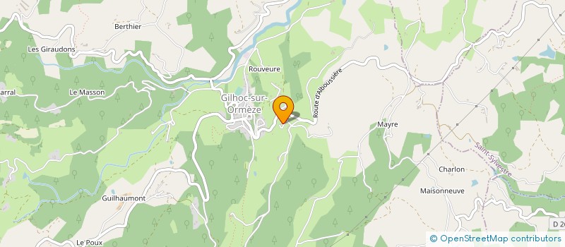 localisation de l'entreprise EARL LE FER A CHEVAL  LAMASTRE