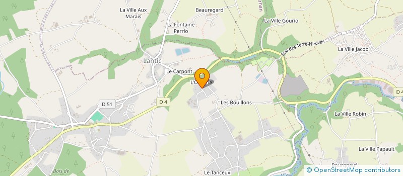 localisation de l'entreprise EARL LE FEVRE à LANTIC