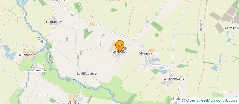 localisation de l'entreprise EARL LE FLACHOU à LA MARNE