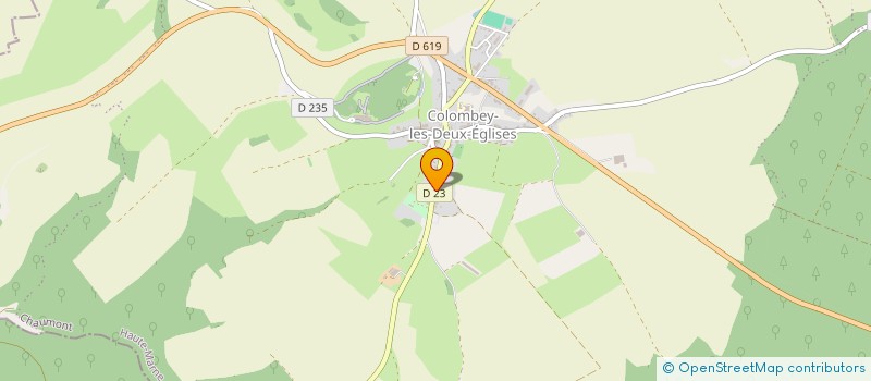 localisation de l'entreprise EARL LE FLOQUET à COLOMBEY LES DEUX EGLISES