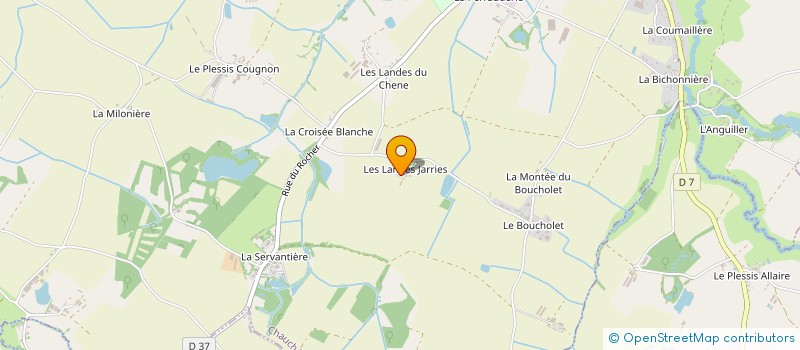 localisation de l'entreprise EARL LE FOUGERAIS à L' OIE