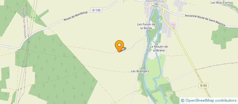 localisation de l'entreprise EARL LE FOURNEAU à MONTBOUY