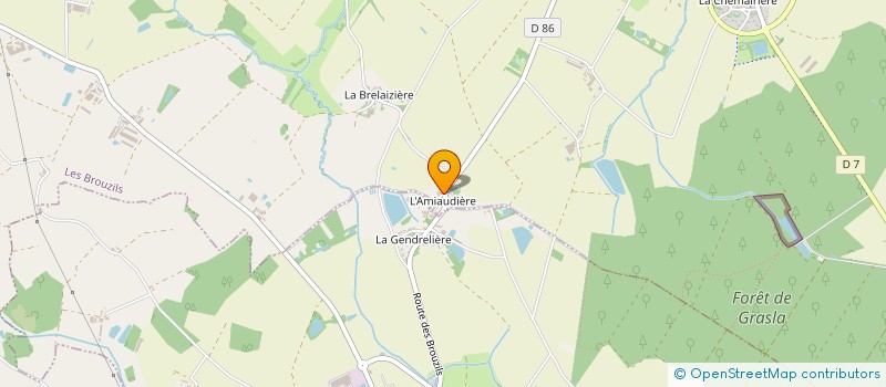 localisation de l'entreprise EARL LE FOURNIL à LES BROUZILS