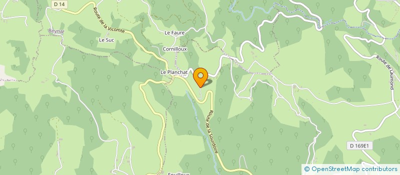 localisation de l'entreprise EARL LE GAY  SERILHAC