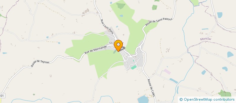 localisation de l'entreprise EARL LE GORDON ROUGE  PINEL-HAUTERIVE