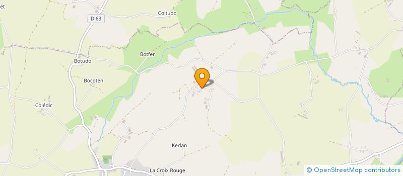 localisation de l'entreprise EARL LE GRAET ANTHONY à LE VIEUX-BOURG