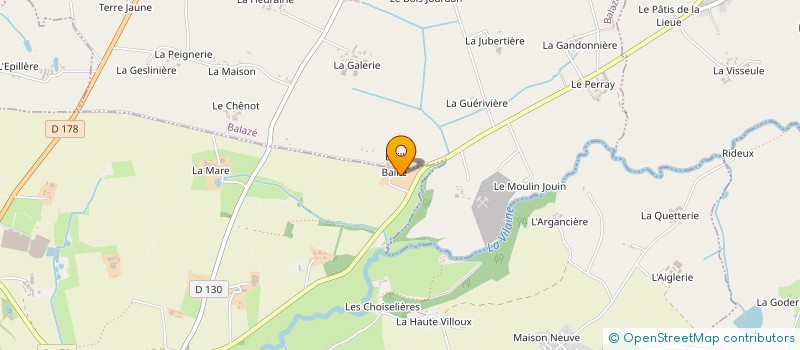 localisation de l'entreprise EARL LE GRAND BAILLE à VITRE