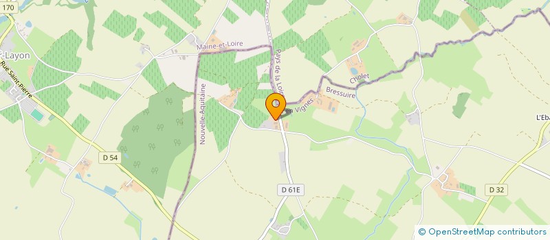 localisation de l'entreprise EARL LE GRAND BEAULIEU  VAL EN VIGNES