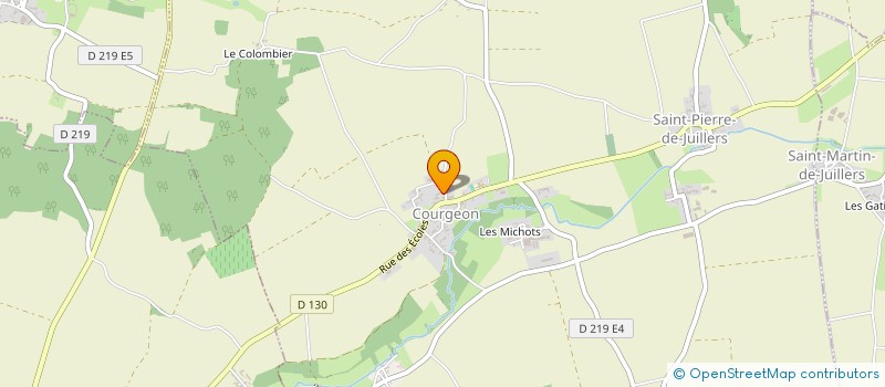 localisation de l'entreprise EARL LE GRAND CLOU  SAINT-PIERRE-DE-JUILLERS