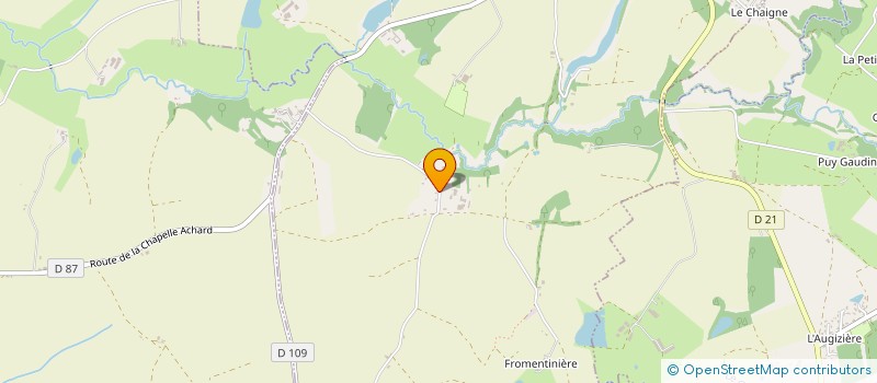 localisation de l'entreprise EARL LE GRAND DOUARD  LES ACHARDS