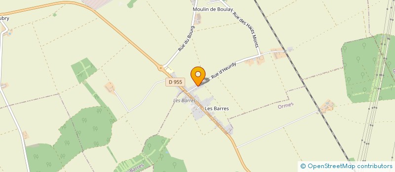 localisation de l'entreprise EARL LE GRAND HEURDY à BOULAY-LES-BARRES