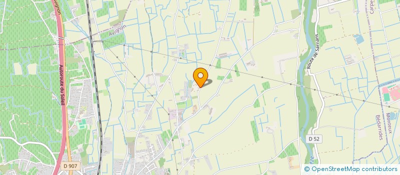 localisation de l'entreprise EARL LE GRAND PLANTIER  BEDARRIDES