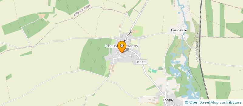 localisation de l'entreprise EARL LE GRAND PRE  CHAUSSOY-EPAGNY