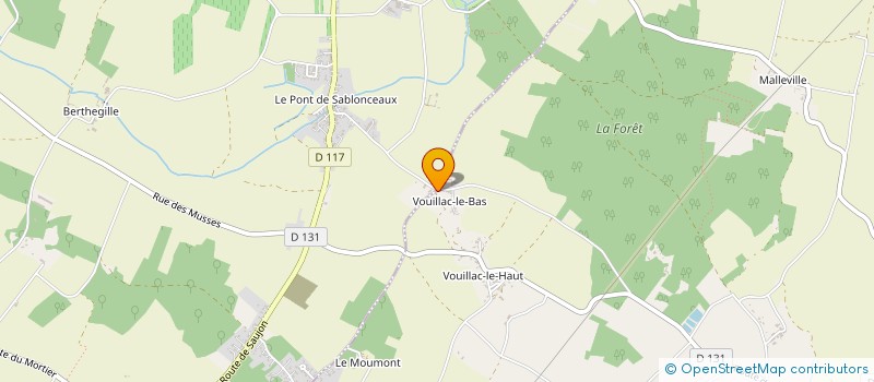 localisation de l'entreprise EARL LE GRAND QUARTIER  SAINT-ROMAIN-DE-BENET