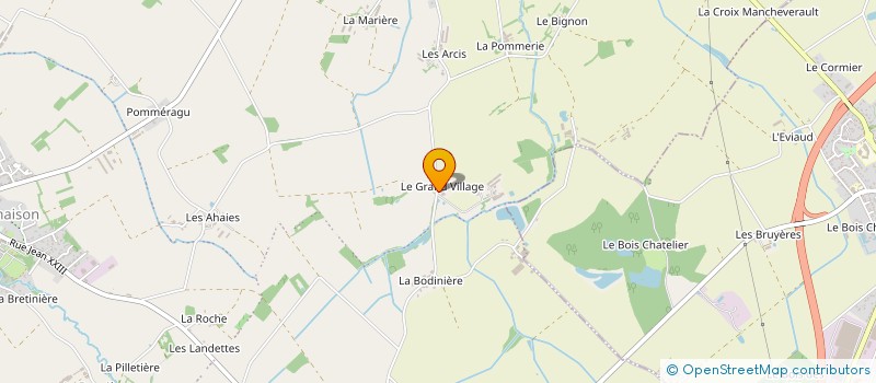 localisation de l'entreprise EARL LE GRAND VILLAGE à MONTREVERD