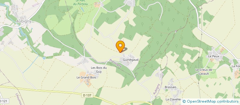 localisation de l'entreprise EARL LE GRE  PRESSIGNY