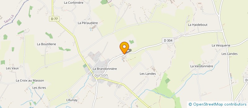 localisation de l'entreprise EARL LE HAMEL TROUVERIE à NOUES DE SIENNE