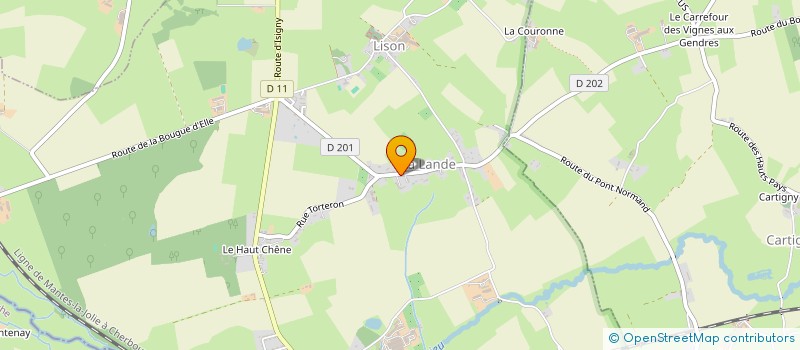 localisation de l'entreprise EARL LE HARAS DE LISON à LISON