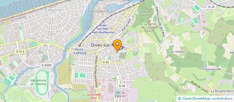 localisation de l'entreprise EARL LE HAUT PAVE  DIVES-SUR-MER