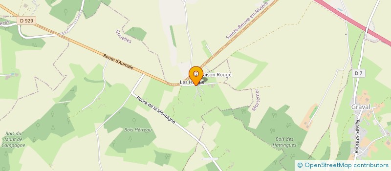 localisation de l'entreprise EARL LE JARDIN DES HALLAIS  BOUELLES